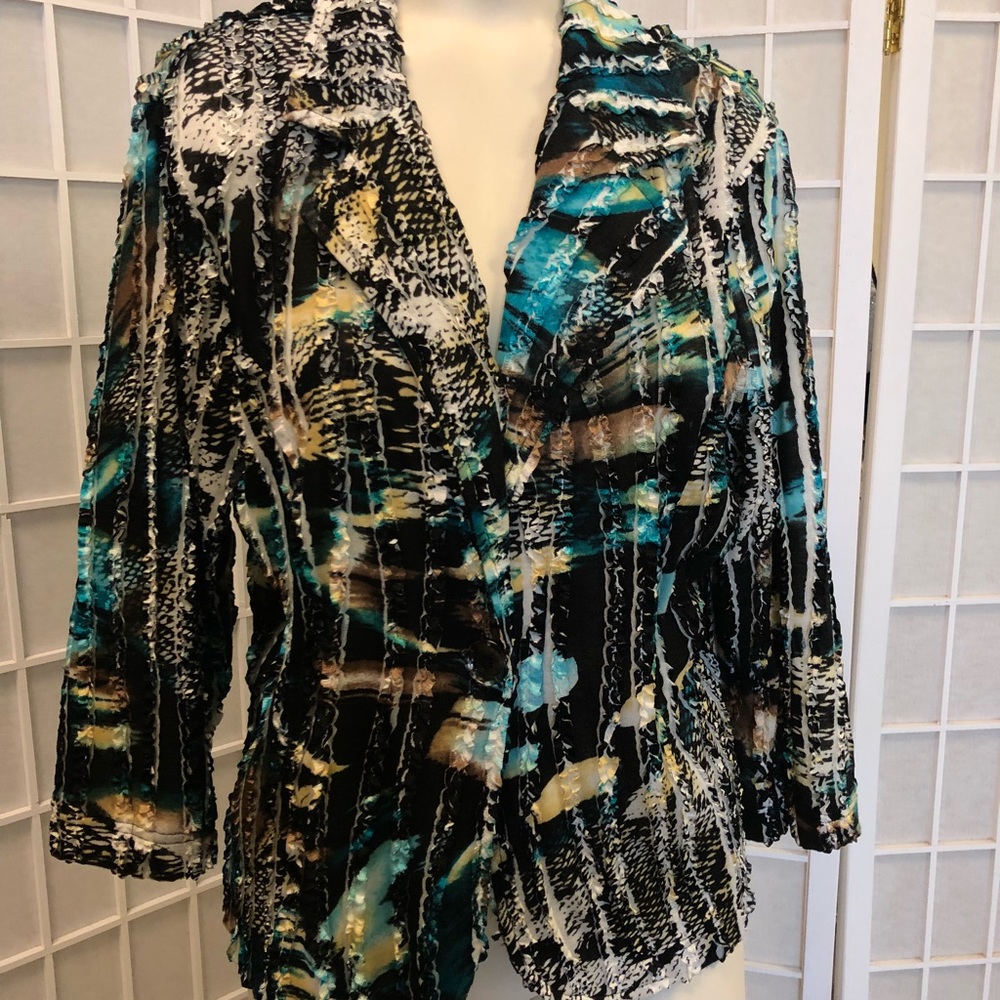 Merin London Woman Spring Jacket Multicolor Size L